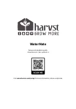 Preview for 1 page of harvst WaterMate Manual