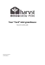 harvst Yard Setup And Assembly Manual предпросмотр