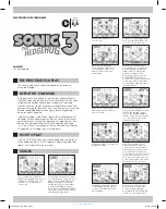 Hasbro Gaming TIGER ELECTRONICS SONIC 3 THE HEDGEHOG Manual preview