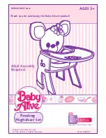 Hasbro Baby Alive 6744690000 Brochure preview