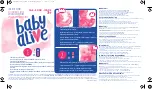 Preview for 1 page of Hasbro baby alive E3690 Quick Start Manual