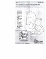 Предварительный просмотр 3 страницы Hasbro Baby Alive Sip 'n Slurp 18689 Instruction Manual