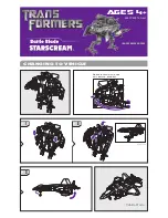 Hasbro Battle Blade Starscream 82431 Instructions preview