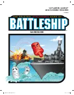 Hasbro Battleship A3846 Game Manual preview