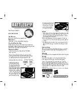 Предварительный просмотр 1 страницы Hasbro Battleship Fun on the Run Instructions