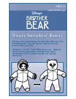 Hasbro Brother Bear Super Switchin Kenai 34927 Instruction Manual preview