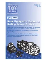 Hasbro Buzz Lightyears Rolling Rescue Station 03102 Instruction Manual preview