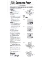 Preview for 1 page of Hasbro Connect Four Instructions