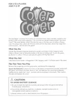 Preview for 1 page of Hasbro Cover to Cover Instructions