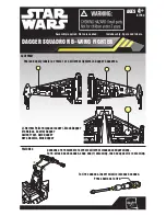 Hasbro DAGGER SQUADRON B-WING FIGHTER 87764 Instruction Manual предпросмотр