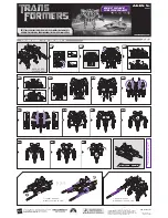 Hasbro Deep Space Starscream Decepticon 83664 Instructions предпросмотр