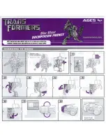 Hasbro Disc Blast Decepticon Frenzy 82906 Instructions предпросмотр