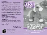 Hasbro FurReal friends Butterscotch & Friends Series Care Manual предпросмотр