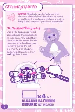 Preview for 3 page of Hasbro FurReal friends Cuddles My Giggly Monkey A1650 Care Manual