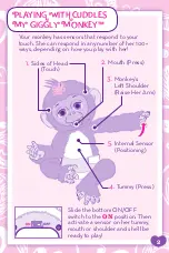 Preview for 4 page of Hasbro FurReal friends Cuddles My Giggly Monkey A1650 Care Manual