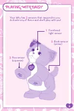 Предварительный просмотр 4 страницы Hasbro FurReal friends Daisy Plays-With-Me Kitty A2003 Care Manual