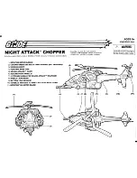 Hasbro G.I. Joe Night Attack Chopper Instructions предпросмотр