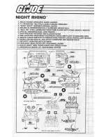 Preview for 1 page of Hasbro G.I. Joe Night Rhino Instructions