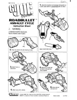 Предварительный просмотр 1 страницы Hasbro G.I.JOE Roadbullet Assault Cycle Instruction Sheet