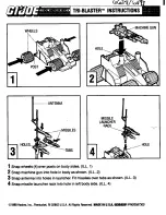 Hasbro G.I.Joe Tri-Blaster Instructions предпросмотр