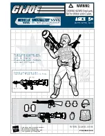 Hasbro GI Joe Bazooka 65275/64976 Instructions предпросмотр