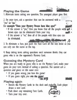 Preview for 3 page of Hasbro Guess Who ? Instructions