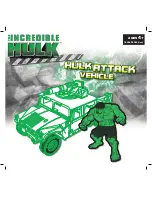 Preview for 1 page of Hasbro Hulk Attack Vehicle AGES 4+ Owner'S Manual