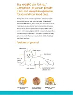 Предварительный просмотр 2 страницы Hasbro Joy for All Companion Pet Cat Care Manual