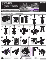 Hasbro Jungle Bonecrusher Decepticon 81057 Instructions предпросмотр