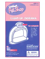 Hasbro Littlest Pet Shop Light-Up Diorama 12791/12790 Instruction Manual preview