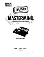 Preview for 1 page of Hasbro Mastermind Instructions