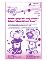 Предварительный просмотр 1 страницы Hasbro My Little Pony Balloon Flying Assortment 61644 Instruction Manual