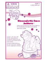 Hasbro My Little Pony Blossomforth's Dance Jamboree 60202/60151 Instruction Manual preview