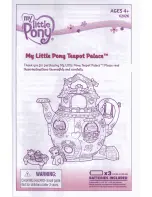 Hasbro My Little Pony Teapot Palace 62826 Instruction Manual предпросмотр