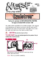 Preview for 1 page of Hasbro Nerf Atom Blasters Cyclotron 45519 Instructions