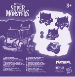 Preview for 2 page of Hasbro NETFLIX SUPER MONSTER E5224 Quick Start Manual