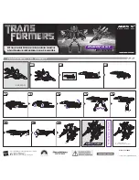 Предварительный просмотр 1 страницы Hasbro Overcast Decepticon 83572 Instructions