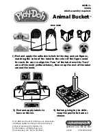 Hasbro PlayDoh Animal Bucket 22454 Instruction Manual предпросмотр