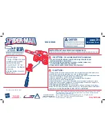 Предварительный просмотр 1 страницы Hasbro Spiderman Mud Bug 69417 Instruction Manual