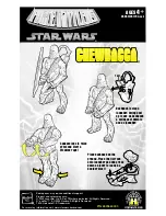 Preview for 1 page of Hasbro Star Wars Force Battlers Chewbacca 85859/85179 Instruction Manual