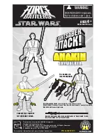 Hasbro Star Wars Force Battlers Lightsaber Attack Anakin Skywalker 85357 Instruction Manual preview