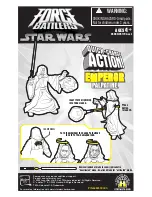 Hasbro Star Wars Force Battlers Quick Change Emperor Palpatine 85668 Instruction Manual предпросмотр