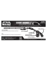 Hasbro Star Wars Revenge of the Sith Count Dooku Lightsaber 85410/85187 Instruction Manual preview