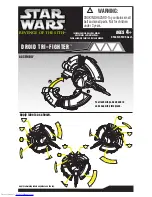 Preview for 1 page of Hasbro Star Wars Revenge of the Sith Droid Tri-fighter Manual