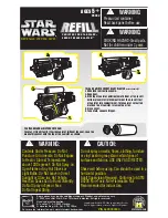 Preview for 1 page of Hasbro Star Wars Revenge of the Sith Energy Blaster refill 85482 Instruction Manual