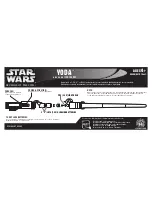 Hasbro Star Wars Revenge of the Sith Yoda Lightsaber 85409/85187 Instruction Manual предпросмотр