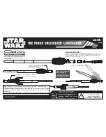 Предварительный просмотр 1 страницы Hasbro Star Wars The Force Unleashed Lightsaber 87436 Instruction Manual