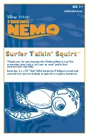 Preview for 1 page of Hasbro Surfer Talkin' Squirt AGE 3+ Manual