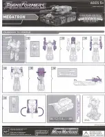 Предварительный просмотр 1 страницы Hasbro Titanium Megatron Manual