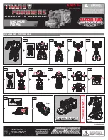 Hasbro Titanium Rodimus Prime Manual preview